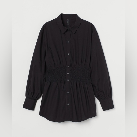 H&M smocked waist blouse - Picture 1 of 2